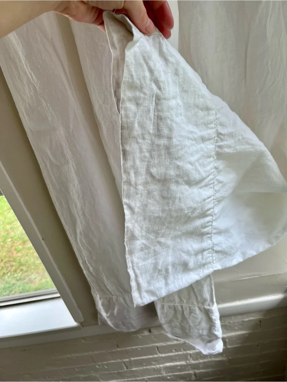 Zara 100% Linen Palazzo Pants ZW Collection